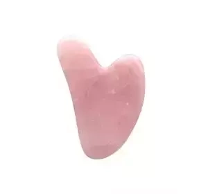 FLUFF GUA SHA STONE КАМЕНЬ ДЛЯ МАССАЖА ЛИЦА РОЗОВЫЙ КВАРЦ