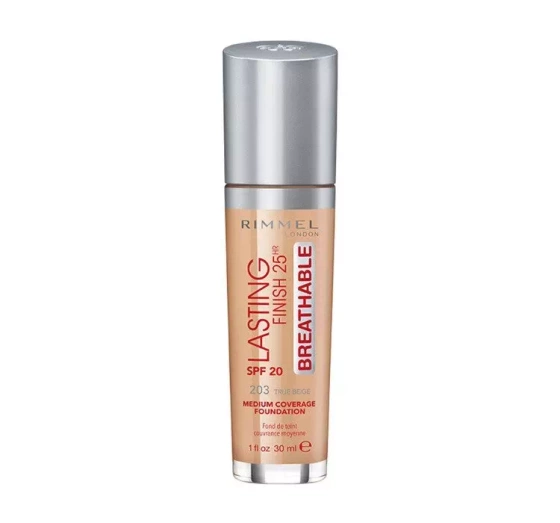 RIMMEL LASTING FINISH 25H BREATHABLE ТОНАЛЬНА ОСНОВА 203