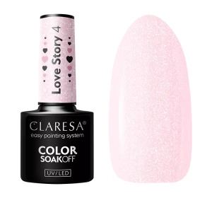 CLARESA SOAK OFF ГЕЛЬ-ЛАК LOVE STORY 4 5Г