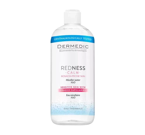 DERMEDIC REDNESS CALM МИЦЕЛЛЯРНАЯ ВОДА H2O 500МЛ 