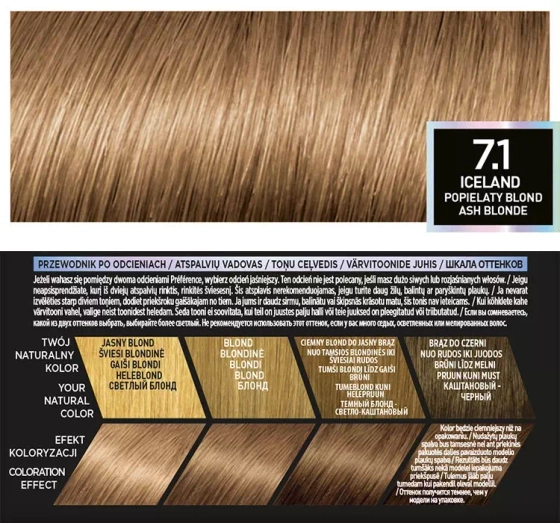 LOREAL RECITAL PREFERENCE ФАРБА ДЛЯ ВОЛОССЯ L 7.1