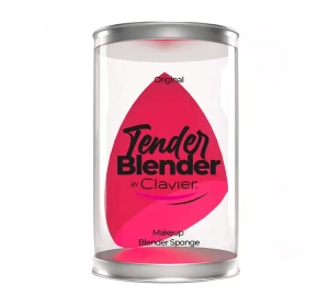 CLAVIER BEAUTY MAKE UP BLENDER СПОНЖ ДЛЯ МАКІЯЖУ СУПЕР М'ЯКИЙ СКОШЕНИЙ РОЖЕВИЙ