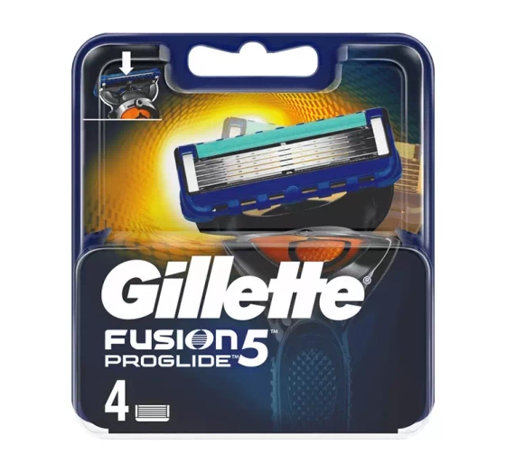 GILLETTE FUSION5 PROGLIDE КАРТРИДЖИ ДЛЯ БРИТВЫ 4 ШТУКИ