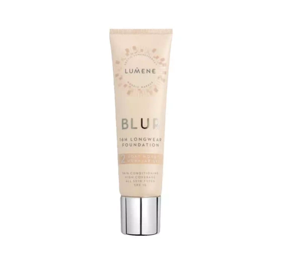 LUMENE BLUR FOUNDATION РАЗГЛАЖИВАЮЩЕЕ ТОНАЛЬНОЕ СРЕДСТВО 2 SOFT HONEY 30МЛ