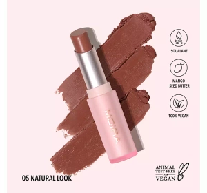 MOIRA SIGNATURE КРЕМОВА ПОМАДА ДЛЯ ГУБ 05 NATURAL LOOK 3,2Г