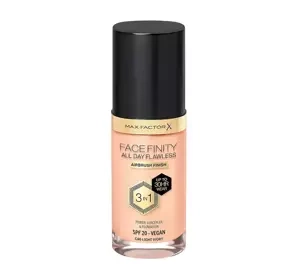 MAX FACTOR FACEFINITY ALL DAY FLAWLESS 3IN1 ВЕГАНСЬКИЙ ТОНАЛЬНИЙ ЗАСІБ C40 LIGHT IVORY 30МЛ