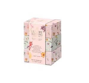 The Luxury Bathing Wildflowers набір мила з квітковим ароматом 3 x 100г