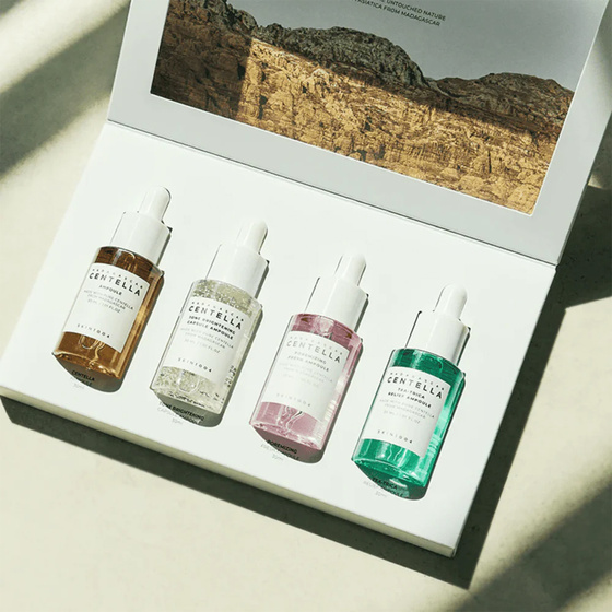 Skin1004 Madagascar Centella Ampoule Kit набор сывороток для лица 4 × 30 мл