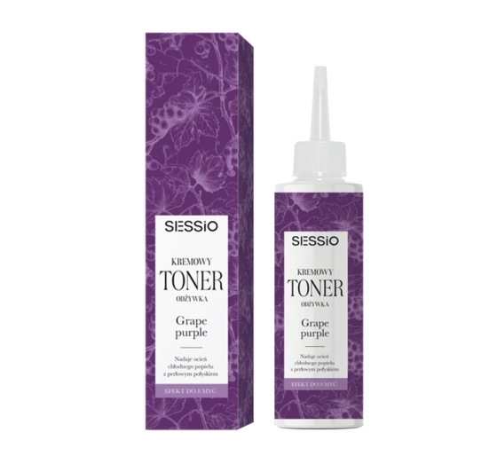 Sessio кремовый тоник-кондиционер для волос Grape Purple 100мл