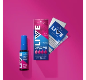 SCHWARZKOPF LIVE DROPS ПОЛУСТОЙКАЯ КРАСКА ДЛЯ ВОЛОС PETAL PINK 30МЛ