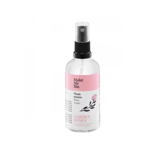 MAKE ME BIO GARDEN ROSES HYDROLAT ТРОЯНДОВА ВОДА В СКЛЯНІЙ ПЛЯШЦІ 100МЛ