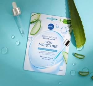 NIVEA SKIN MOISTURE ЗВОЛОЖУВАЛЬНА ТКАНИННА МАСКА