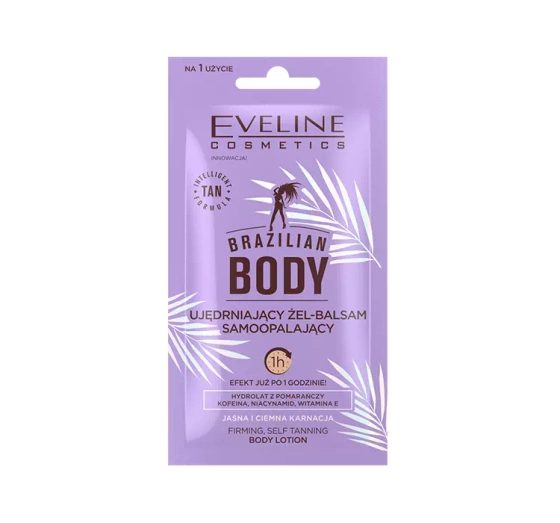 EVELINE BRAZILIAN BODY ГЕЛЬ-БАЛЬЗАМ ДЛЯ АВТОЗАСМАГИ 12МЛ