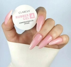CLARESA RUBBER ГЕЛЬ ДЛЯ НАРОЩУВАННЯ НІГТІВ UV/LED 4 45Г