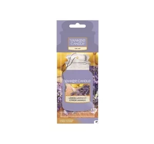 YANKEE CANDLE CAR JAR АРОМАТИЗАТОР ДЛЯ АВТОМОБИЛЯ LEMON LAVENDER