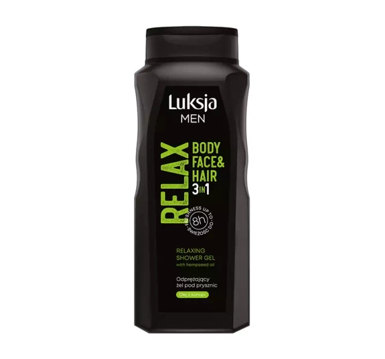 LUKSJA MEN RELAX РЕЛАКСУЮЧИЙ ГЕЛЬ ДЛЯ ДУШУ 3В1 ДЛЯ ЧОЛОВІКІВ 500МЛ