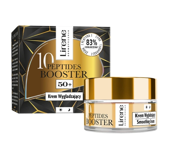 Lirene 10 Peptides Booster разглаживающий крем 50+ 50 мл