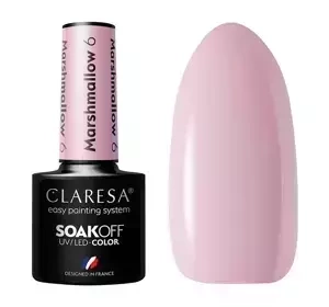 CLARESA SOAK OFF ГЕЛЬ-ЛАК MARSHMALLOW 6 5МЛ