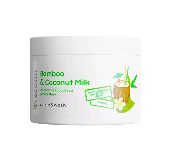 NACOMI ПЕНКА-ПИЛИНГ ДЛЯ ТЕЛА BAMBOO & COCONUT MILK 180МЛ