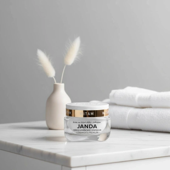 Janda Ceramides Premium крем з підвищеною ефективністю для зменшення змін кольору шкіри та зморшок 50 мл