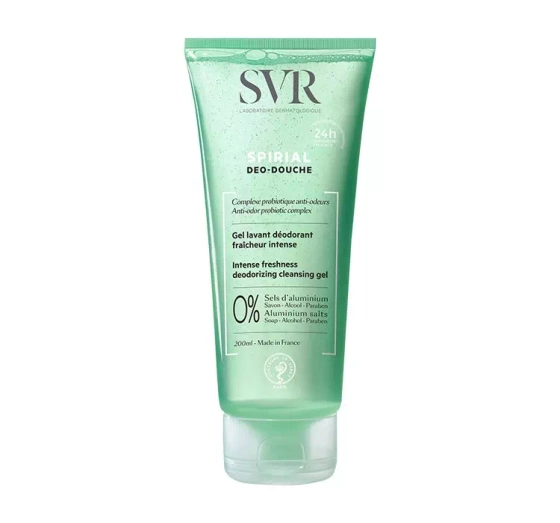 SVR SPIRIAL DEO-DOUCHE ДЕЗОДОРИРУЮЩИЙ ГЕЛЬ ДЛЯ МЫТИЯ ТЕЛА 200МЛ