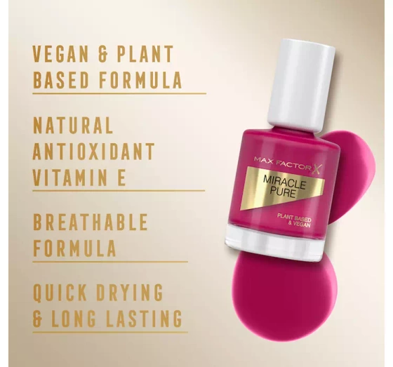 MAX FACTOR MIRACLE PURE ЛАК ДЛЯ НОГТЕЙ 320 SWEET PLUM 12МЛ