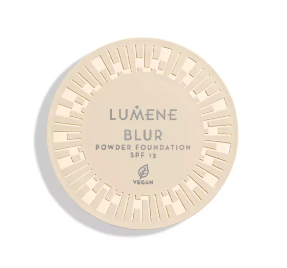 LUMENE BLUR POWDER FOUNDATION SPF15 ЗГЛАДЖУВАЛЬНИЙ ТОНАЛЬНИЙ ЗАСІБ У ФОРМІ ПУДРИ 1 10Г