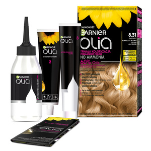 GARNIER OLIA СТОЙКАЯ КРАСКА ДЛЯ ВОЛОС БЕЗ АММИАКА 8.31 ЗОЛОТИСТЫЙ ПЕПЕЛЬНЫЙ БЛОНД
