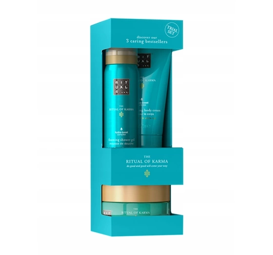 Rituals The Ritual Of Karma набор миникосметики для тела пенка для душа + скраб + крем для тела