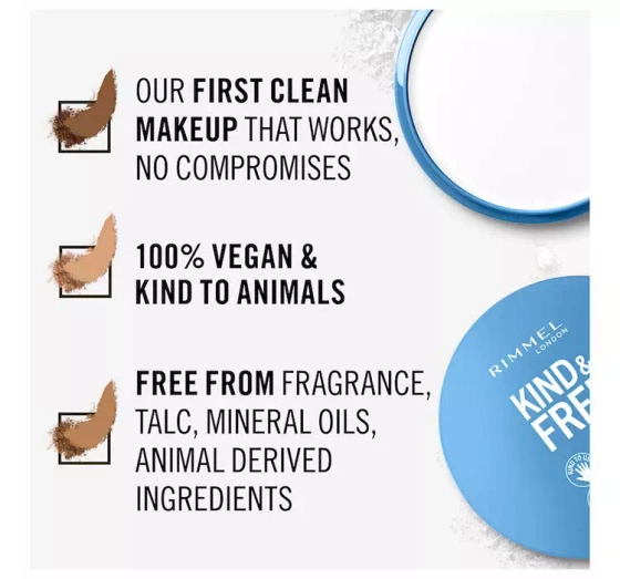 RIMMEL KIND & FREE ПУДРА ДЛЯ ОБЛИЧЧЯ 01 TRANSLUCENT 10Г