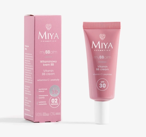 MIYA COSMETICS MYBBCREAM ВІТАМІННИЙ КРЕМ BB 02 NATURAL 30МЛ
