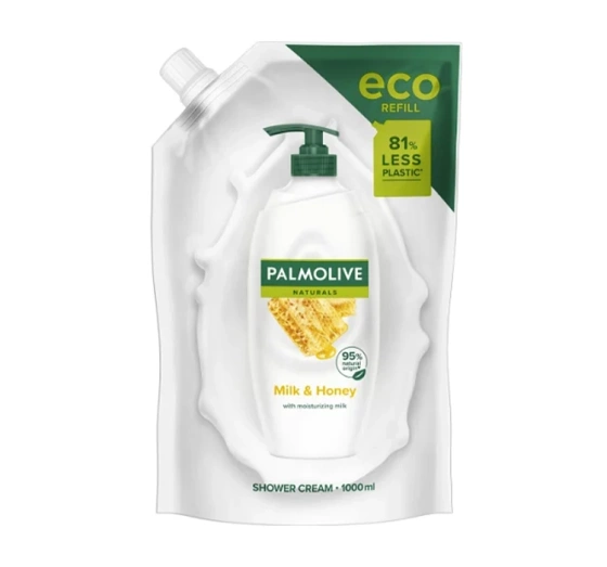 PALMOLIVE NATURALS ГЕЛЬ ДЛЯ ДУША MILK & HONEY REFILL 1000МЛ