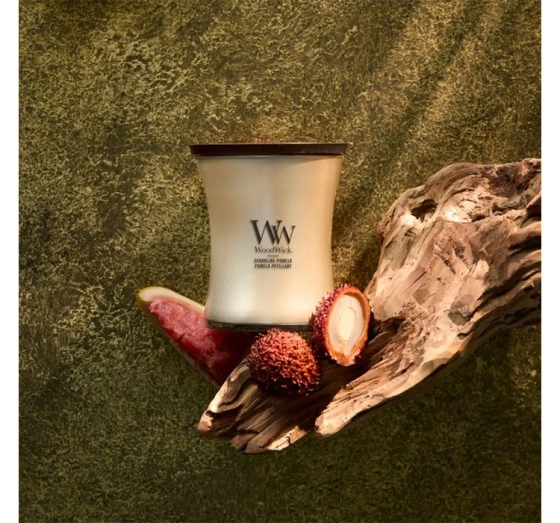 Woodwick Medium Jar Candle ароматична свічка Sparkling Pomelo 275 г
