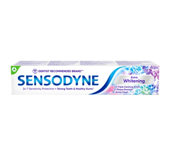 SENSODYNE EXTRA WHITENING ОТБЕЛИВАЮЩАЯ ЗУБНАЯ ПАСТА 75МЛ 