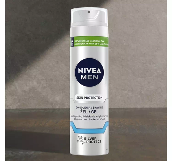 NIVEA MEN SKIN PROTECTION ГЕЛЬ ДЛЯ БРИТЬЯ 200МЛ