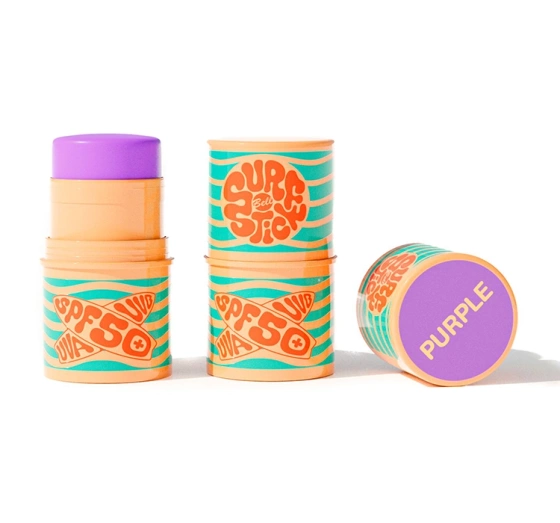 BELL SURF STICK СОНЦЕЗАХИСНИЙ КОЛЬОРОВИЙ СТІК SPF50+ PURPLE 6,8Г