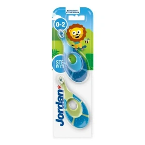 JORDAN STEP BY STEP ЗУБНЫЕ ЩЕТКИ ДЛЯ ДЕТЕЙ 0-2 ЛЕТ SOFT  2 ШТ