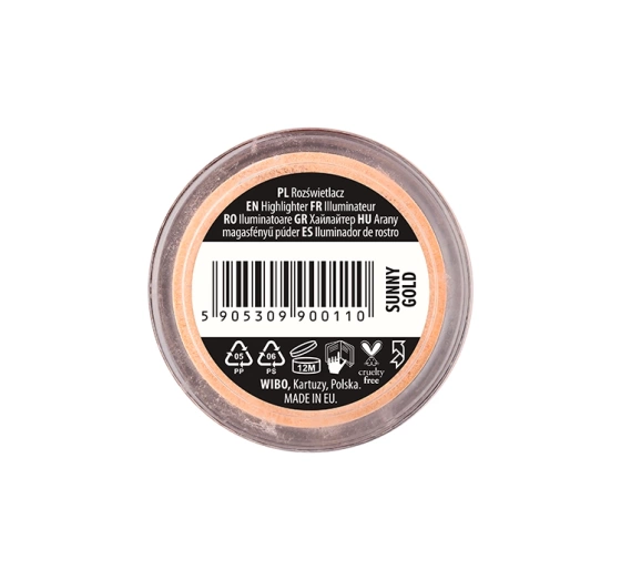 WIBO SELFIE LOOSE SHIMMER ХАЙЛАЙТЕР ДЛЯ ЛИЦА SUNNY GOLD