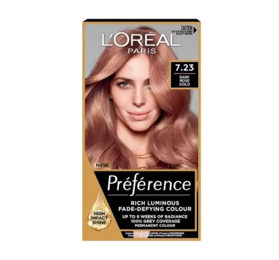 LOREAL RECITAL PREFERENCE ФАРБА ДЛЯ ВОЛОССЯ 7.23