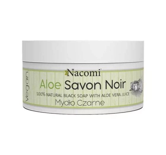 NACOMI ЧЕРНОЕ МЫЛО SAVON NOIR АЛОЭ 100% НАТУРАЛЬНОЕ 125Г