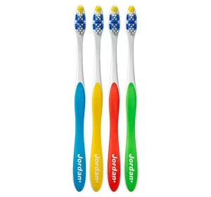 JORDAN TOTAL CLEAN 4-PACK ЗУБНЫЕ ЩЕТКИ MEDIUM