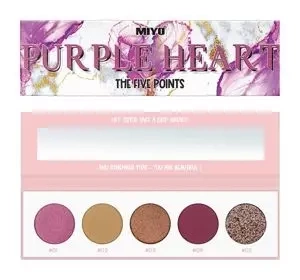 MIYO FIVE POINTS COLOR BOX EDITION ПАЛЕТКА ТЕНЕЙ 27 PURPLE HEART 6,5Г