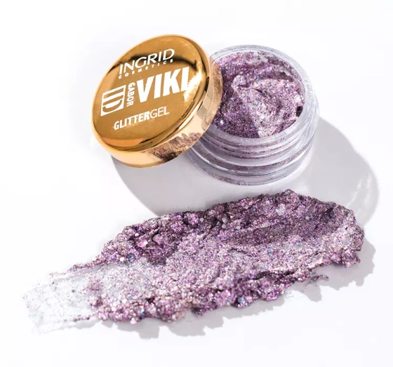INGRID X VIKI GABOR ГЕЛЕВЫЙ ГЛИТТЕР ДЛЯ ЛИЦА И ТЕЛА 04 PURPLE POP 7Г