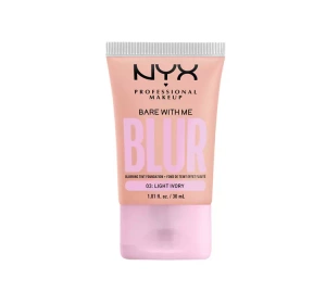 NYX PROFESSIONAL BARE WITH ME BLUR TINT FOUNDATION ОСВІТЛЮЮЧИЙ ТОНАЛЬНИЙ КРЕМ 03 LIGHT IVORY 30МЛ