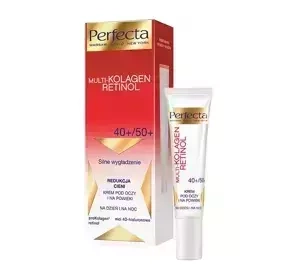 PERFECTA MULTI-KOLAGEN RETINOL КРЕМ ПІД ОЧІ ТА НА ПОВІКИ 40+/50+ 15МЛ