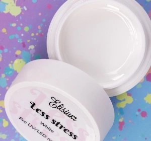 ELISIUM LESS STRESS ГЕЛЬ ДЛЯ НАРОЩЕННЯ НІГТІВ WHITE 40МЛ