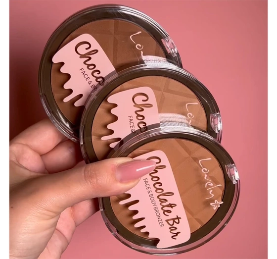 LOVELY CHOCOLATE BAR  БРОНЗУЮЧА ПУДРА З МАТОВИМ ФІНІШЕМ 1 15Г