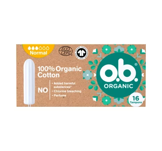 O.B. ORGANIC ТАМПОНИ NORMAL 16 ШТУК