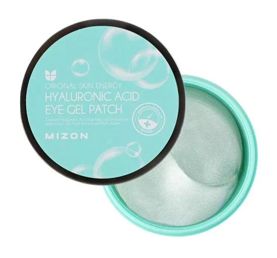 MIZON HYALURONIC ACID EYE GEL PATCH ГИДРОГЕЛЕВЫЕ ПАТЧИ ПОД ГЛАЗА С ГИАЛУРОНОМ 60 ШТ