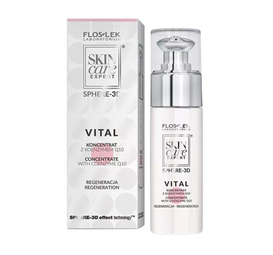 FLOSLEK SKIN CARE EXPERT SPHERE-3D КОНЦЕНТРАТ З КОЕНЗИМОМ Q10 30МЛ